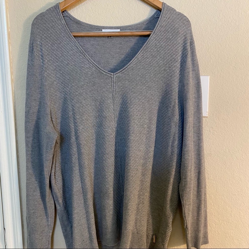 calvin klein XL grey sweater